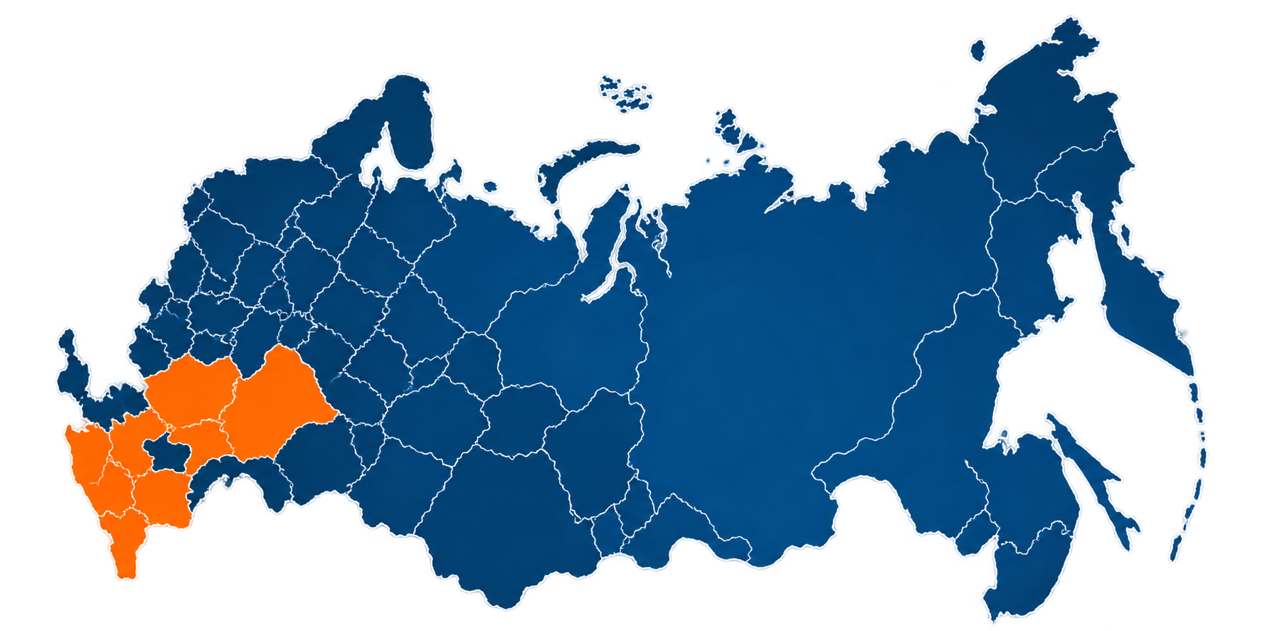Иллюстрация территории поставок