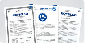 Документы и сертификаты KOFULSO